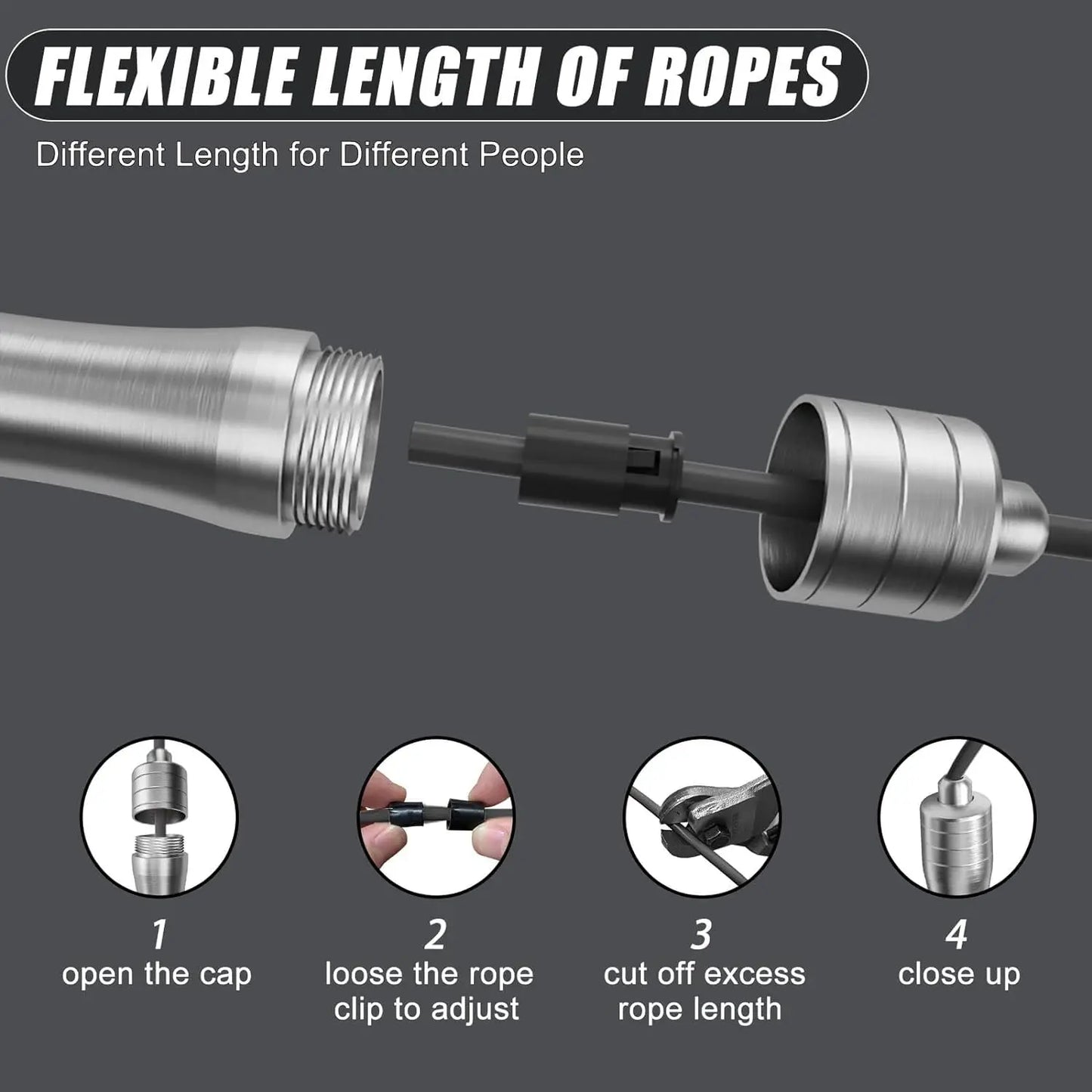 Speed Jump Rope for Men & Women – Adjustable, Tangle-Free Skipping Rope for Cardio & HIIT Training