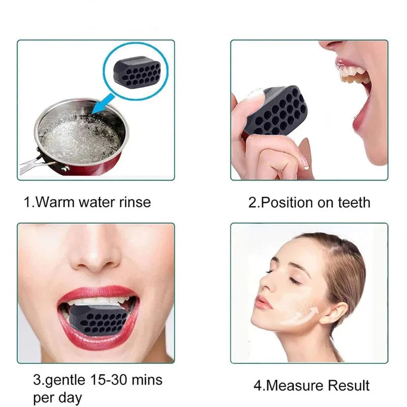 Silicone Jawline Exerciser – Face & Neck Muscle Toner