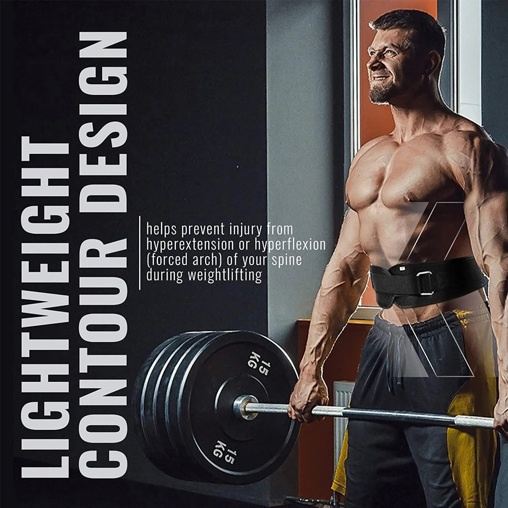Auto-Lock Weightlifting Belt for Men & Women – Back Support for Lifting, Powerlifting & Fitness