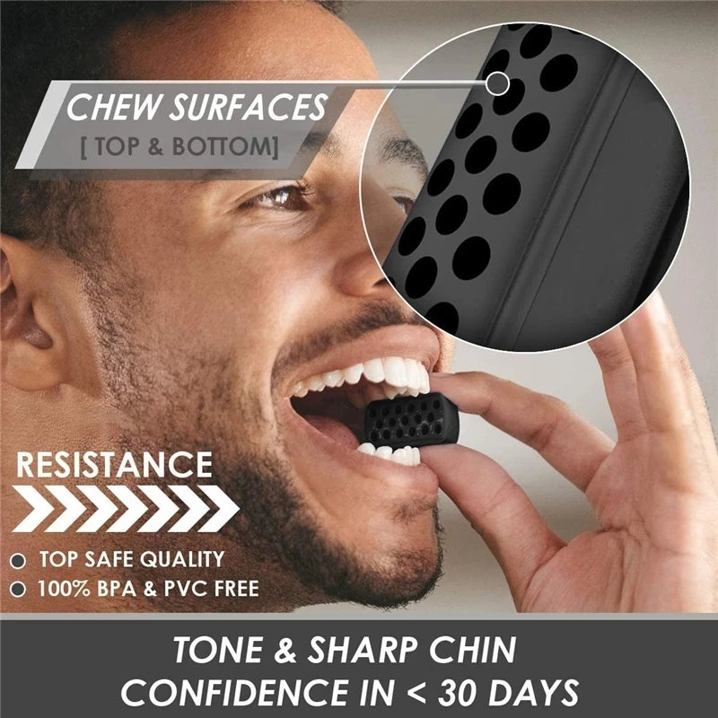 Silicone Jawline Exerciser – Face & Neck Muscle Toner