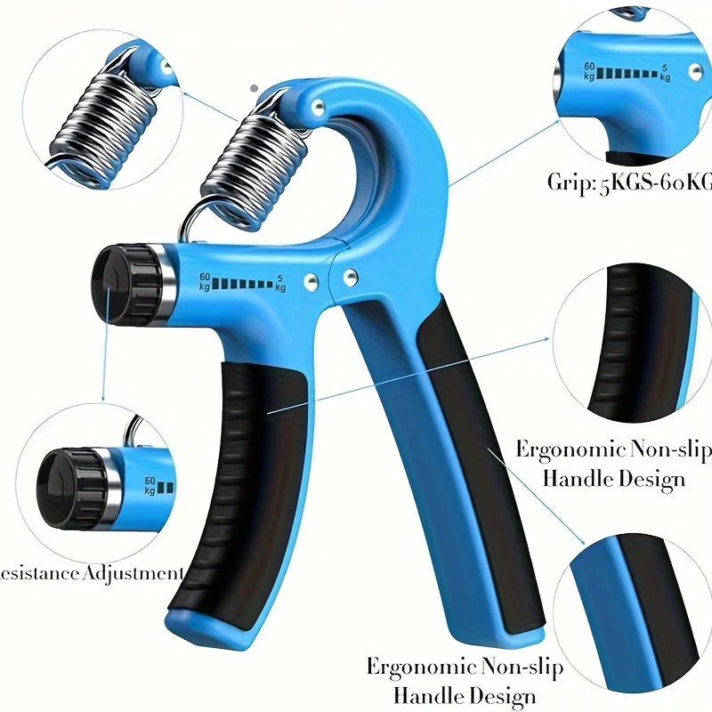 Adjustable Hand Grip Strengthener – Wrist & Forearm Trainer
