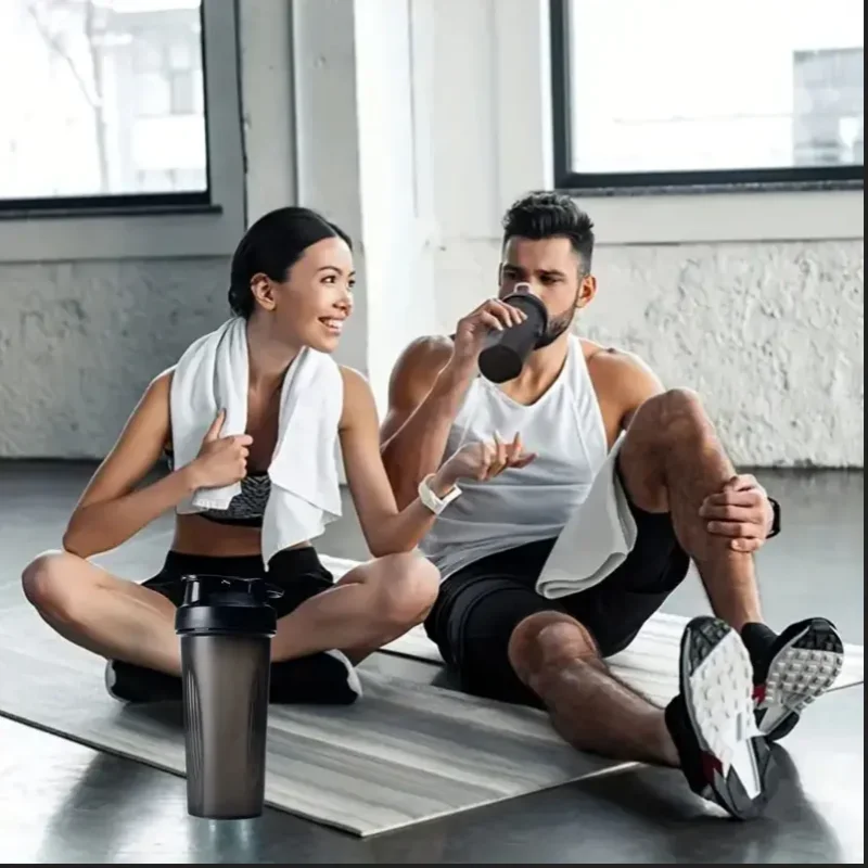 Multi-Use Shaker Bottle – Gym & Outdoor Protein Mixer Cup