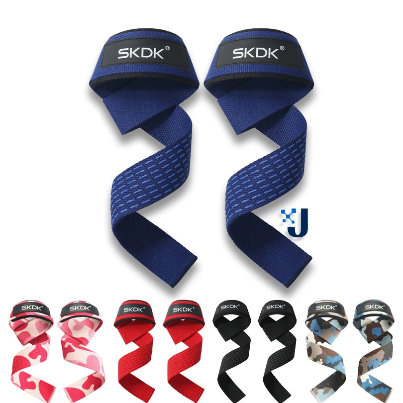 Wrist Support Straps with Silicone Grip for Secure Lifts