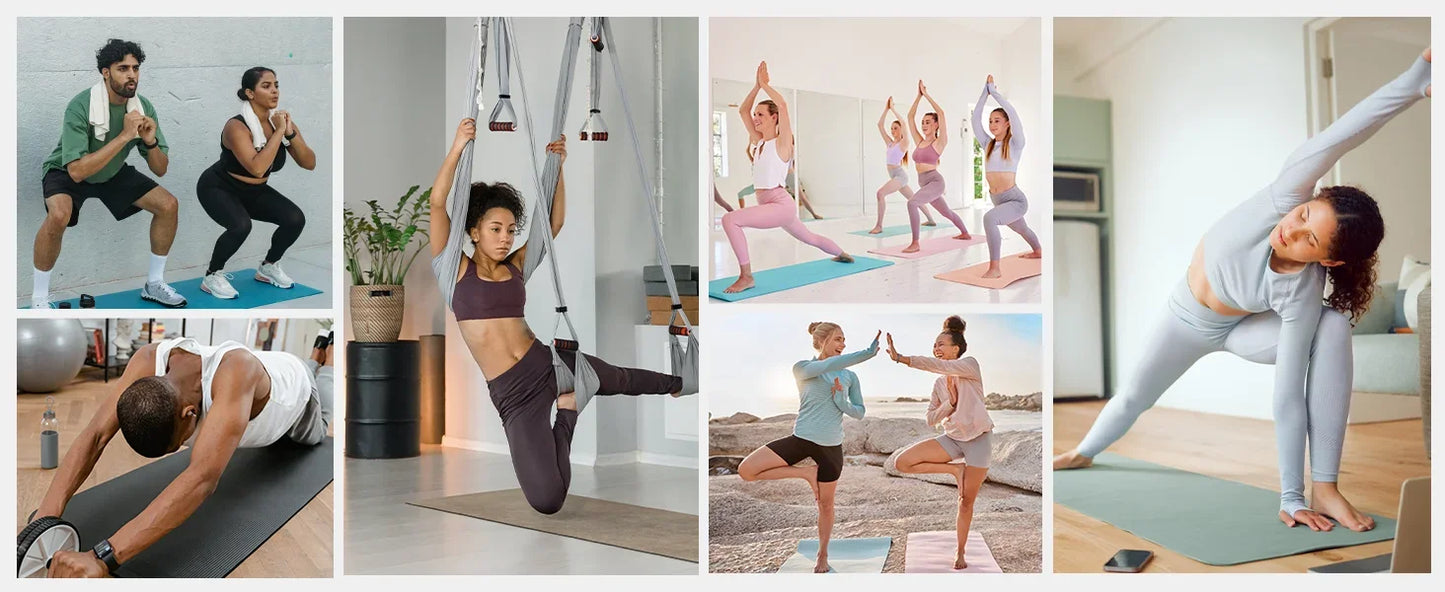 Eco-Friendly Non-Slip Yoga Mat – Anti-Tear, Cushioned Fitness Mat for Home & Studio Use