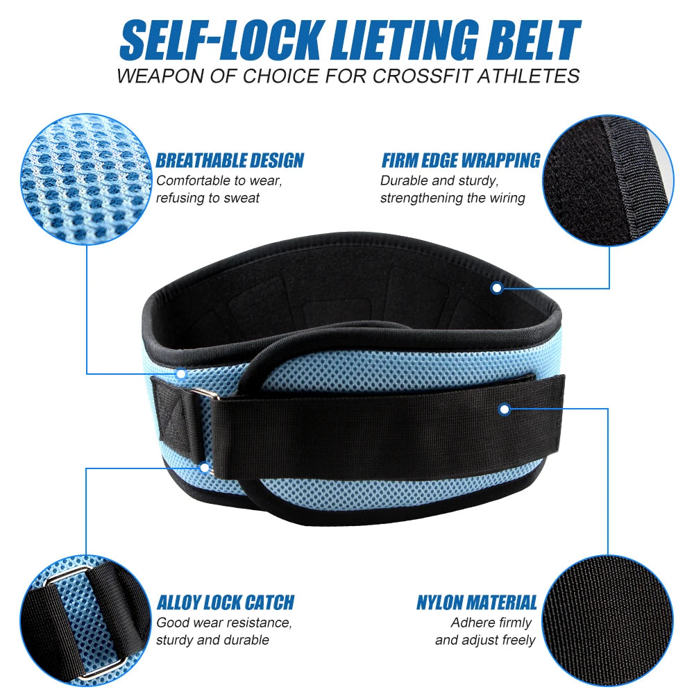 Auto-Lock Weightlifting Belt for Men & Women – Back Support for Lifting, Powerlifting & Fitness