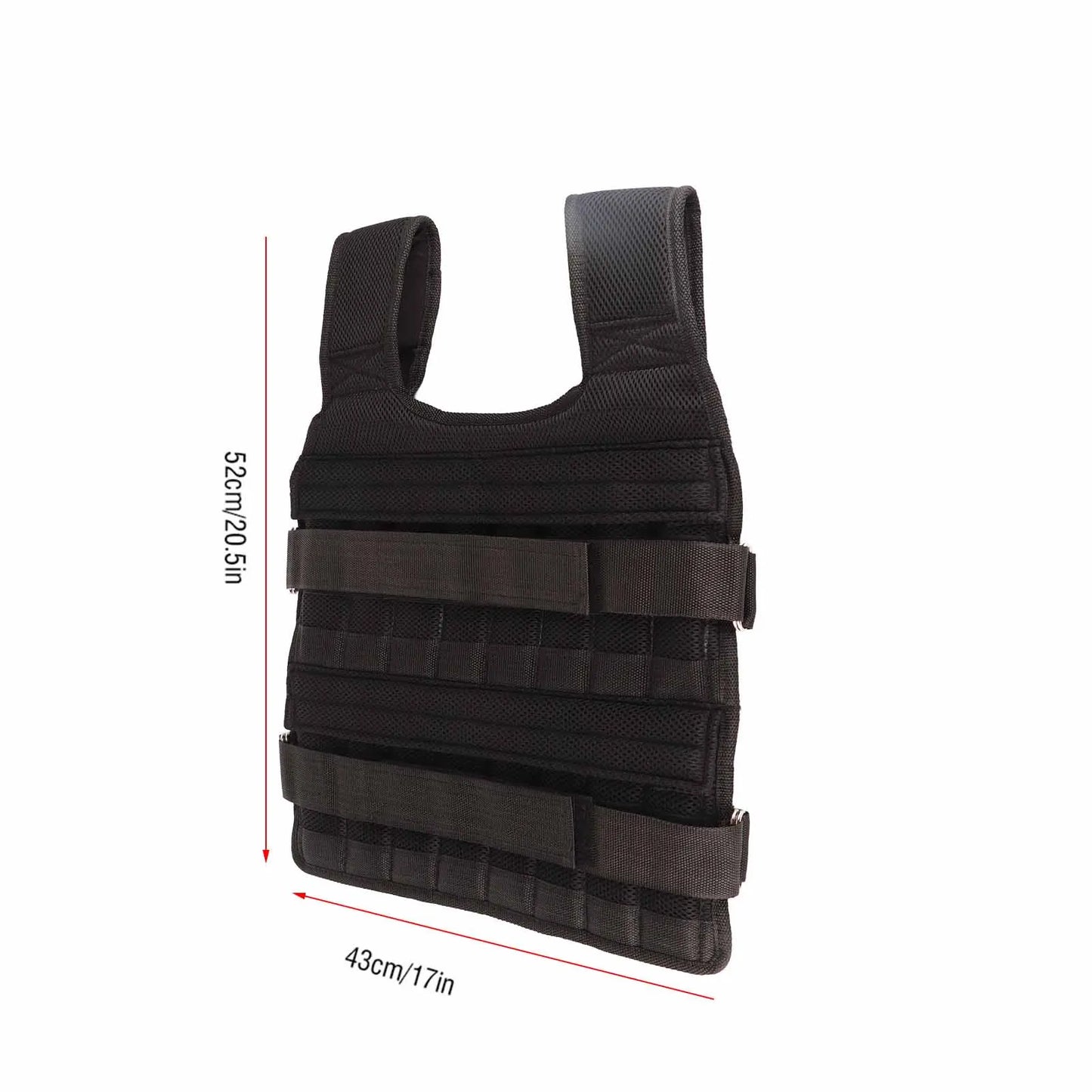 15KG Weighted Training Vest – Comfortable & Secure Fit