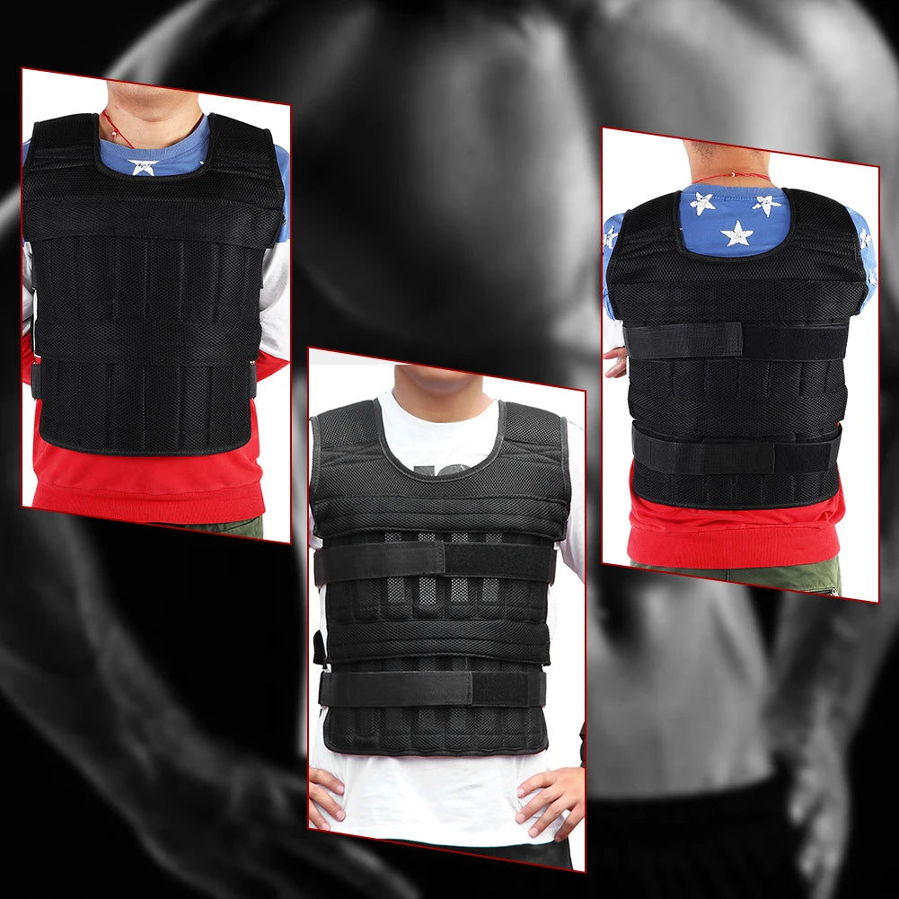 15KG Weighted Training Vest – Comfortable & Secure Fit